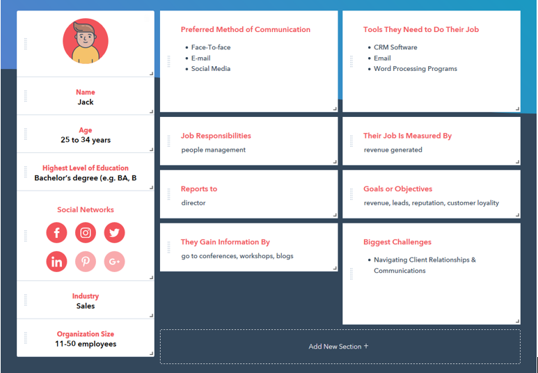 Jack mit Hubspot Tool