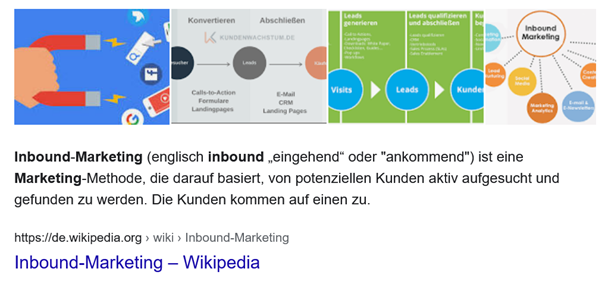 Sitelinks in den SERPs – 1