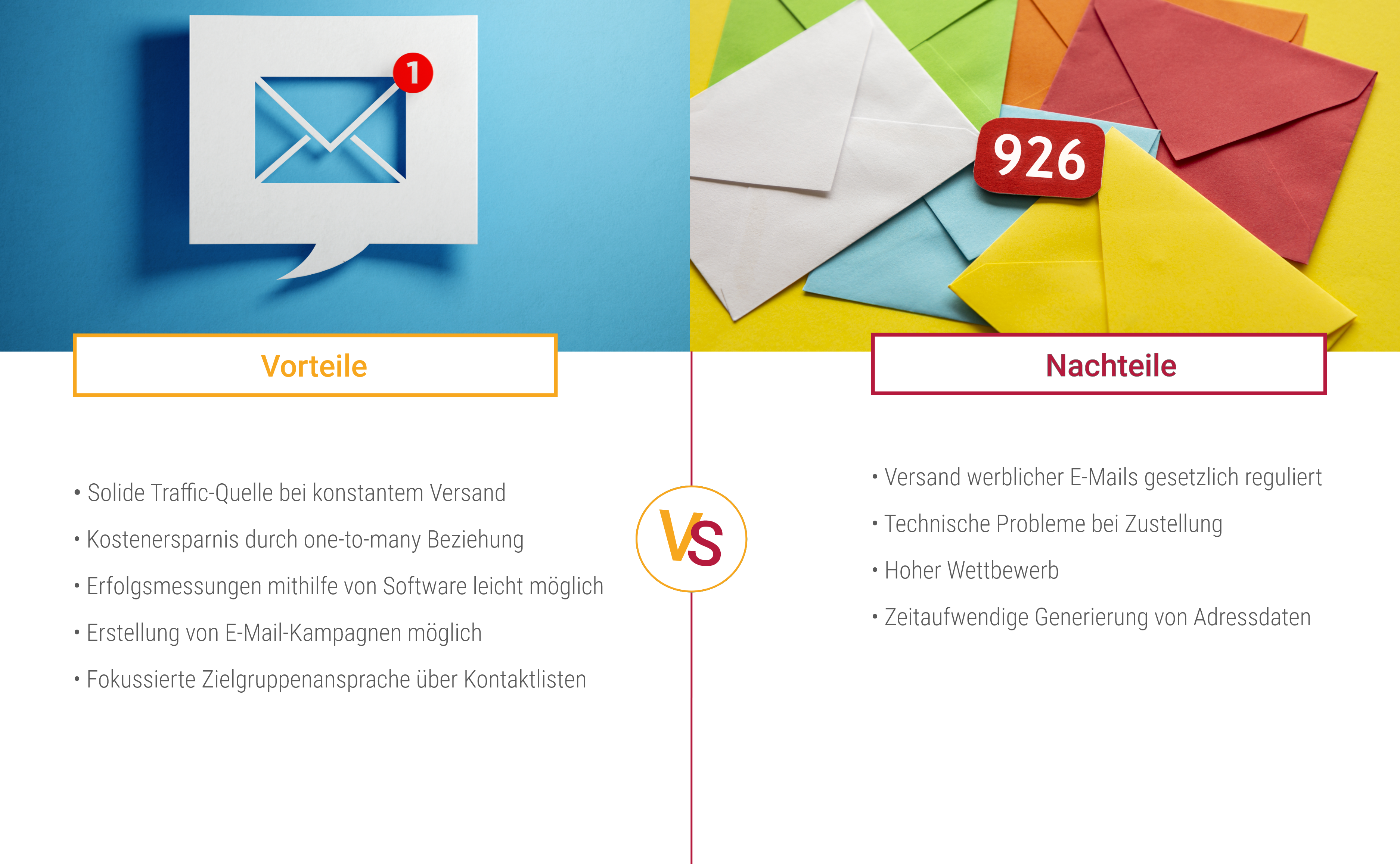 Vorteile und Nachteile E-Mail-Marketing